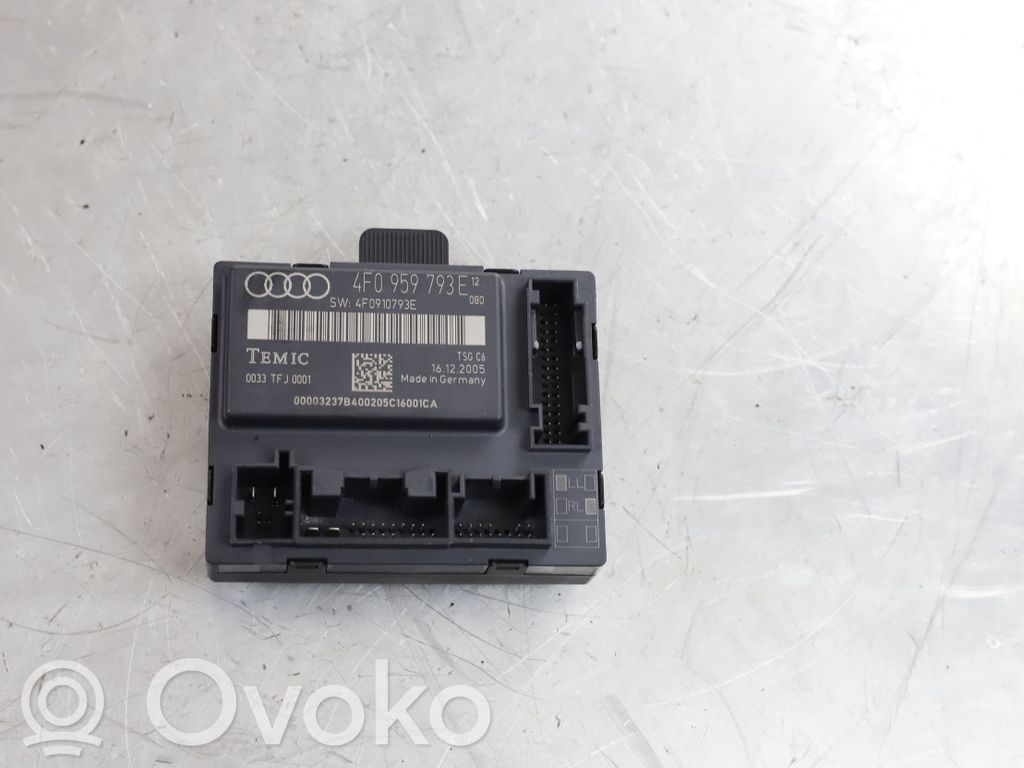 Audi A6 S6 C6 4F Door control unit/module 