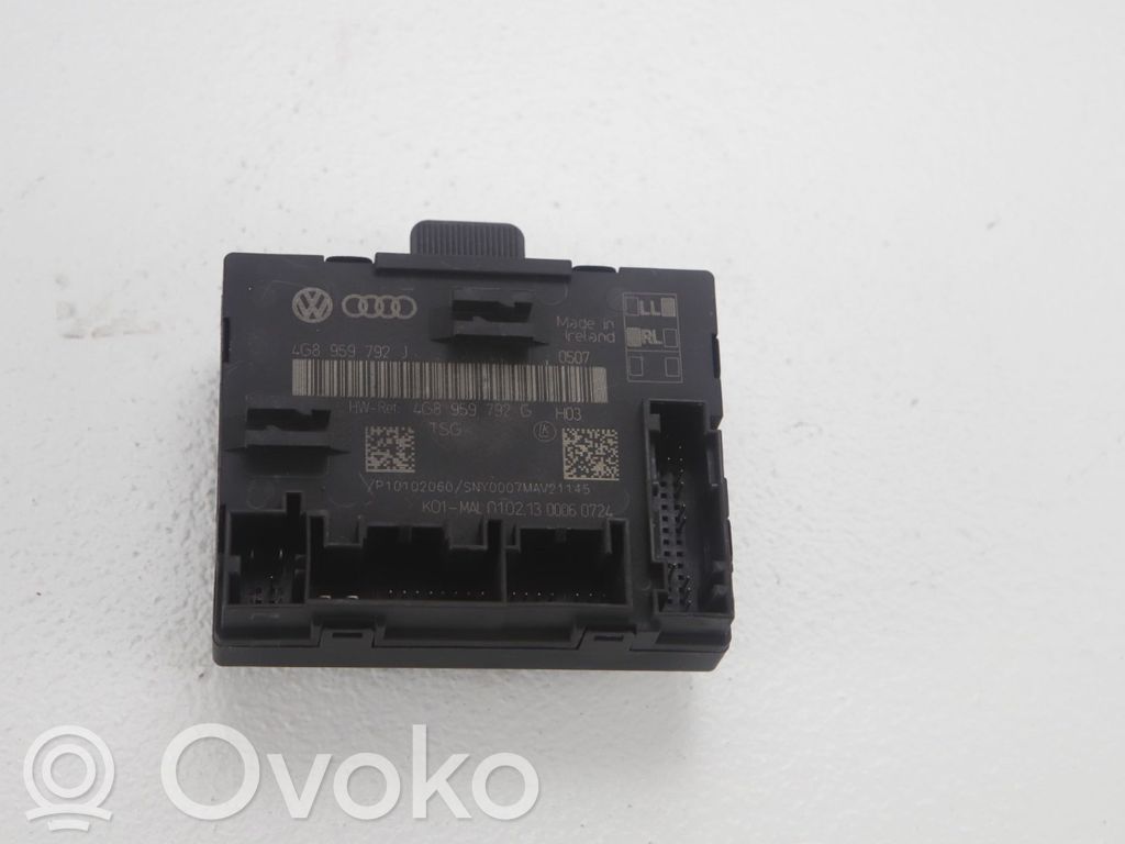 Audi A6 S6 C7 4G Centralina/modulo portiere 