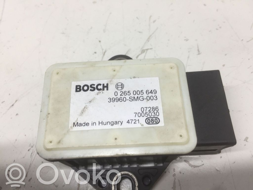 Honda Civic ESP acceleration yaw rate sensor 