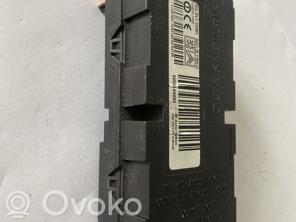 Citroen C5 Tire pressure control unit 