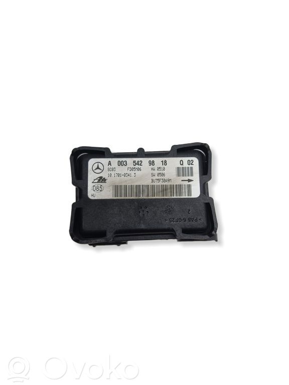 Mercedes-Benz C AMG W203 Sensor ESP de aceleración de frecuencia del intermitente 