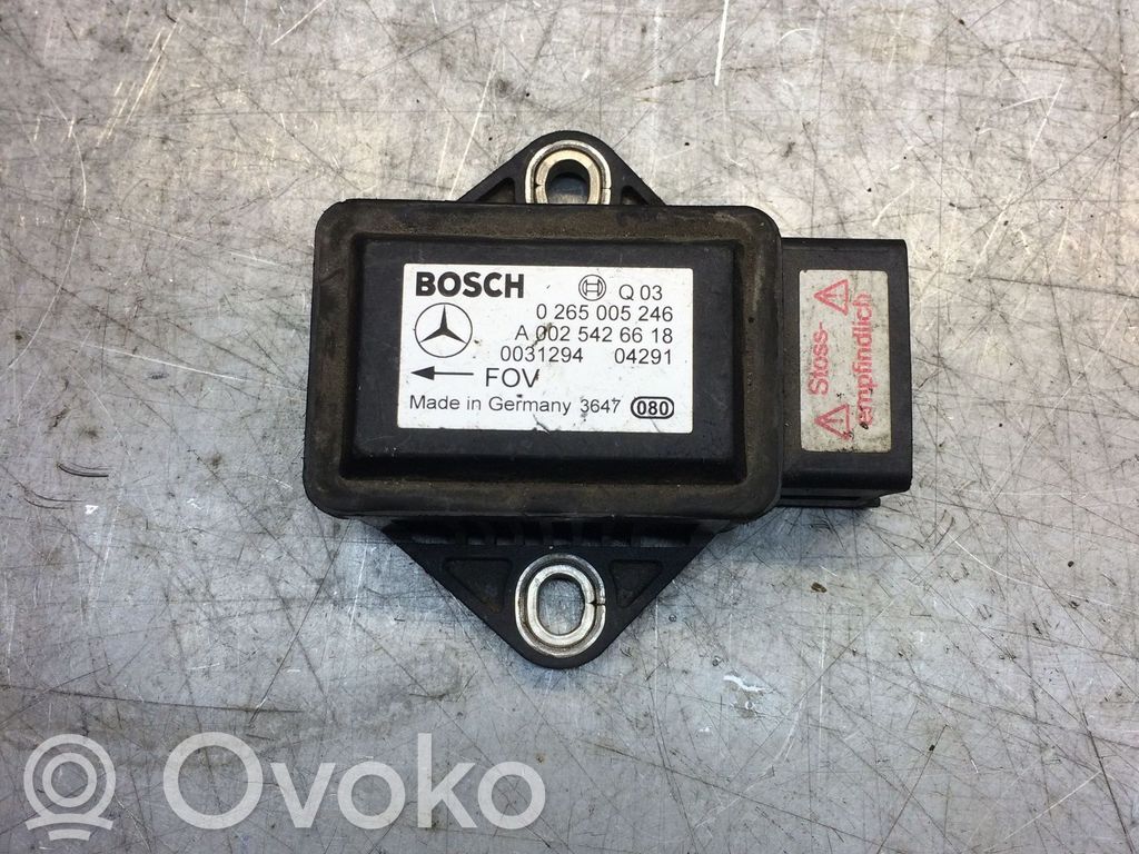 Mercedes-Benz E W211 ESP acceleration yaw rate sensor 
