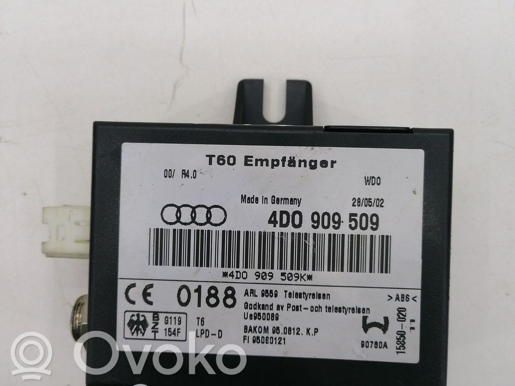 Audi A6 S6 C5 4B Auxiliary heating control unit/module 