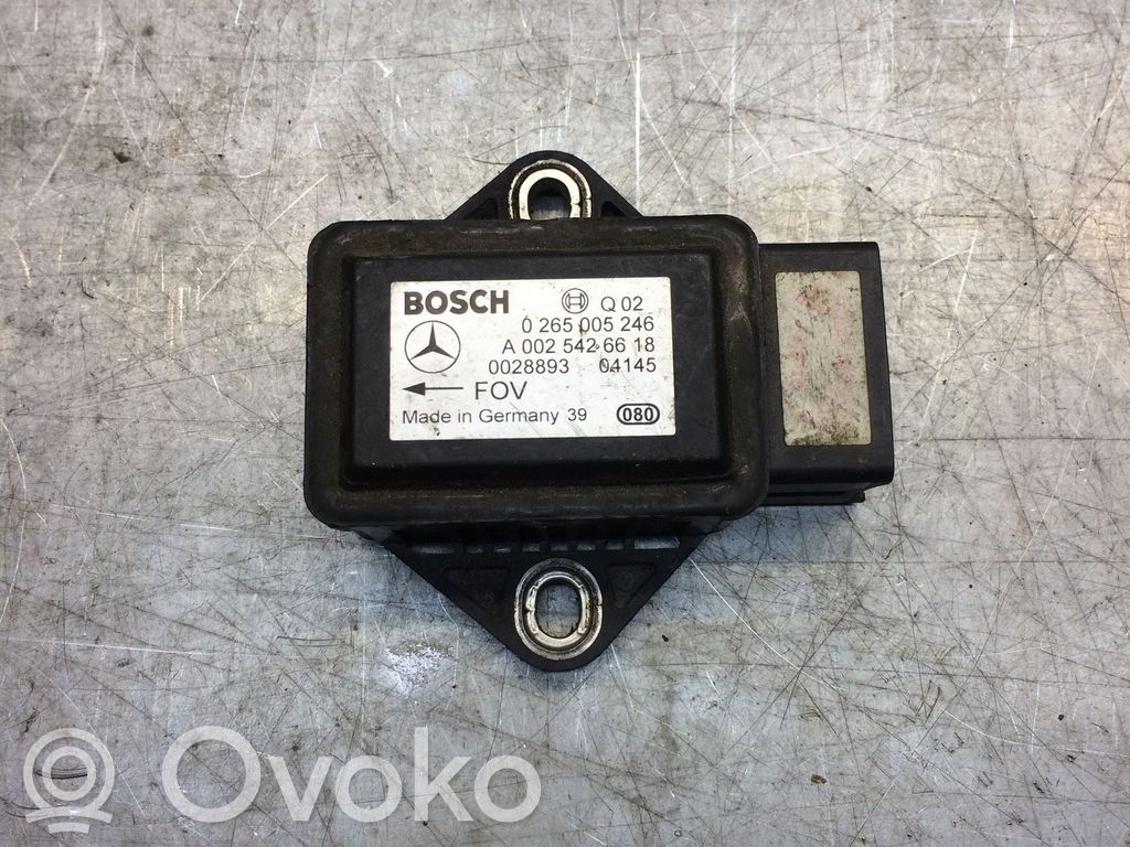 Mercedes-Benz E W211 ESP acceleration yaw rate sensor 