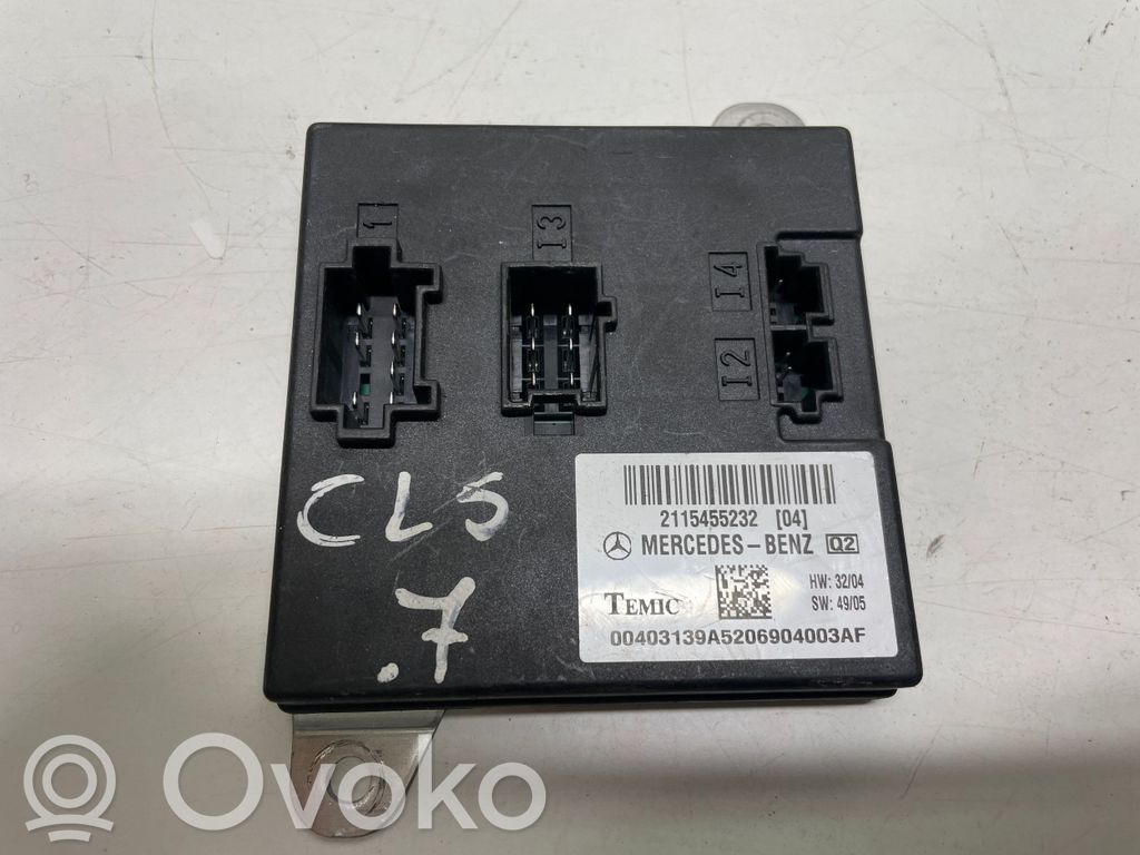 Mercedes-Benz CLS C219 Other control units/modules 