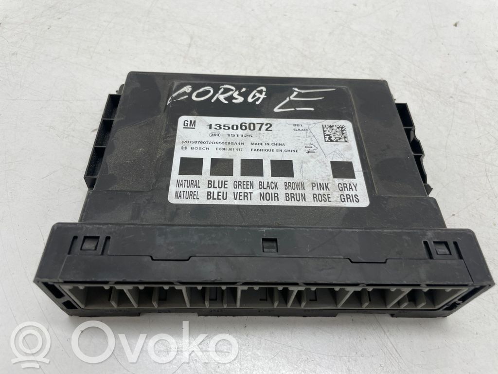 Opel Corsa E Other control units/modules 