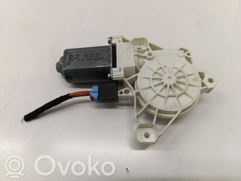 Skoda Enyaq iV Motor del regulador de la ventanilla de la puerta delantera 