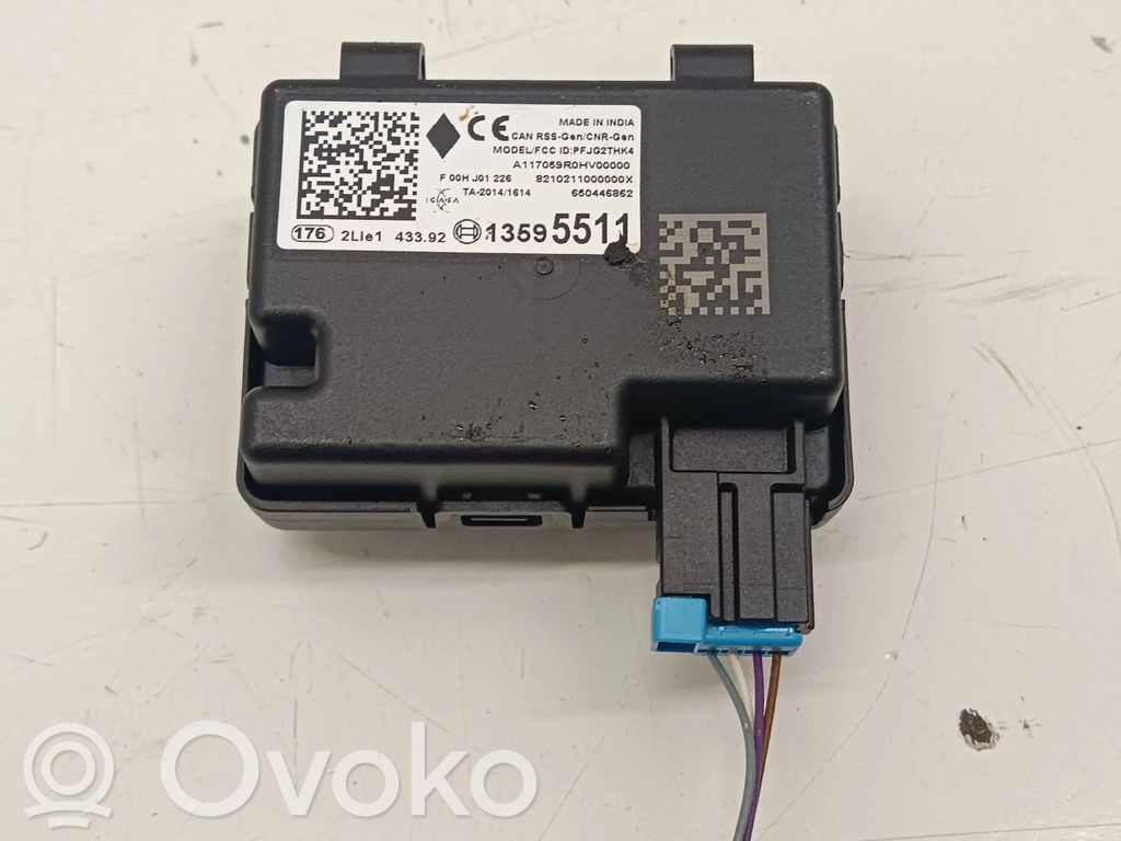Opel Astra K Unité de commande / module de verrouillage centralisé porte 