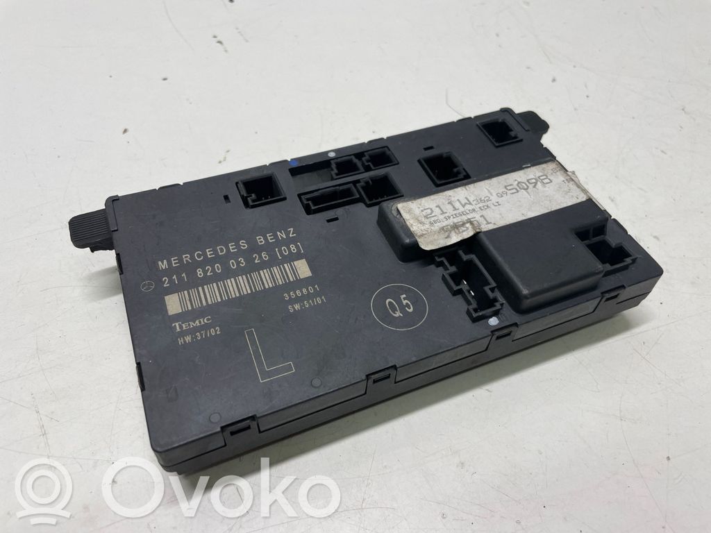 Mercedes-Benz E W211 Door control unit/module 