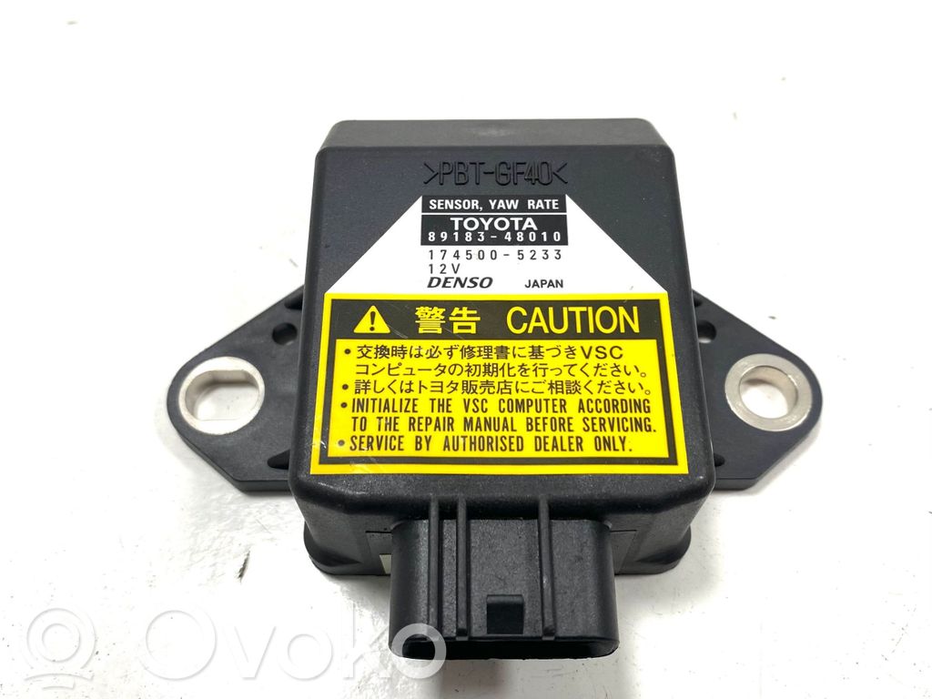 Lexus RX 300 ESP acceleration yaw rate sensor 