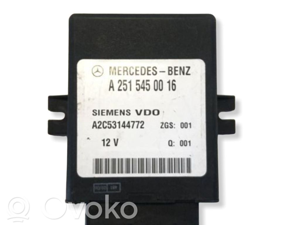 Mercedes-Benz R W251 Autres unités de commande / modules 