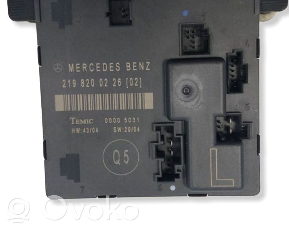 Mercedes-Benz CLS C219 Door control unit/module 