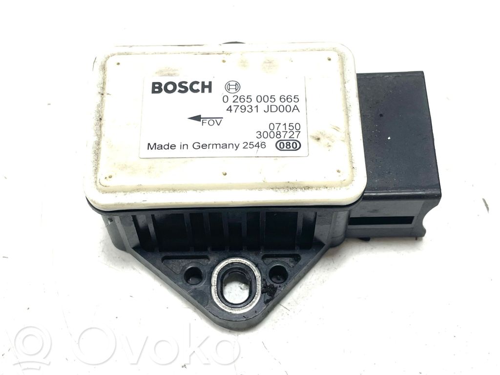 Nissan Qashqai ESP acceleration yaw rate sensor 