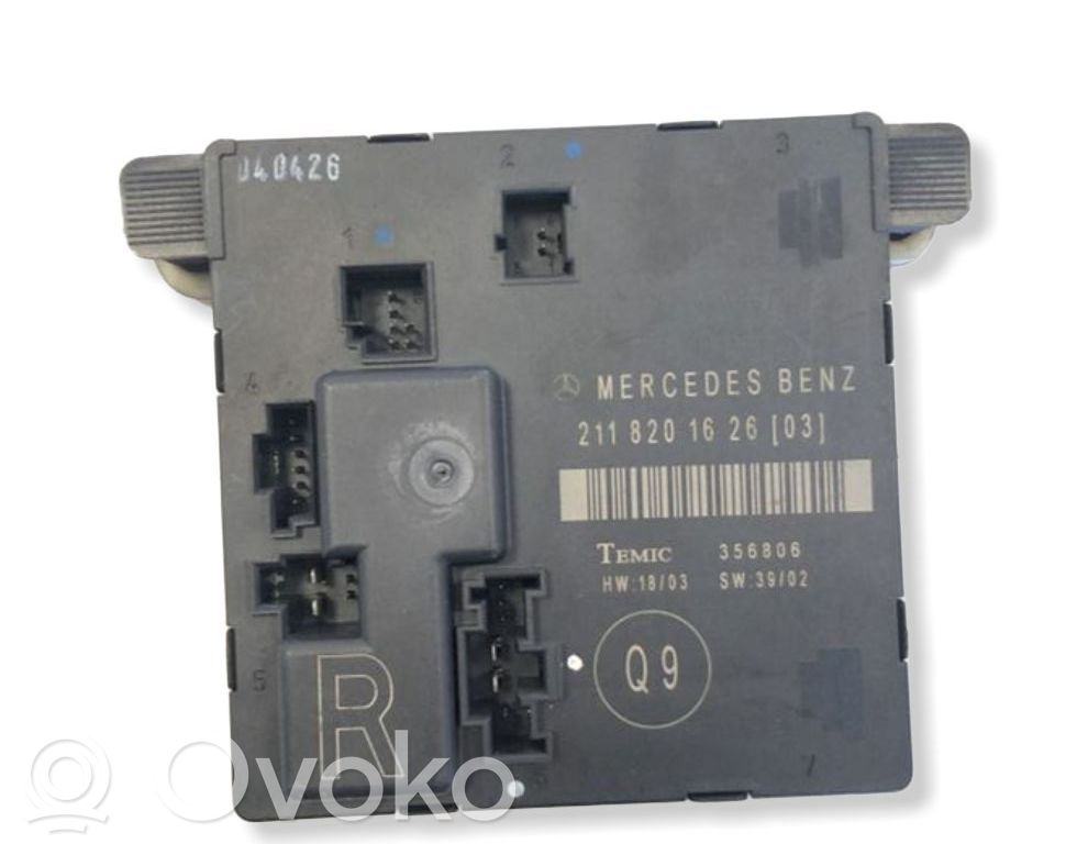 Mercedes-Benz E W211 Door control unit/module 