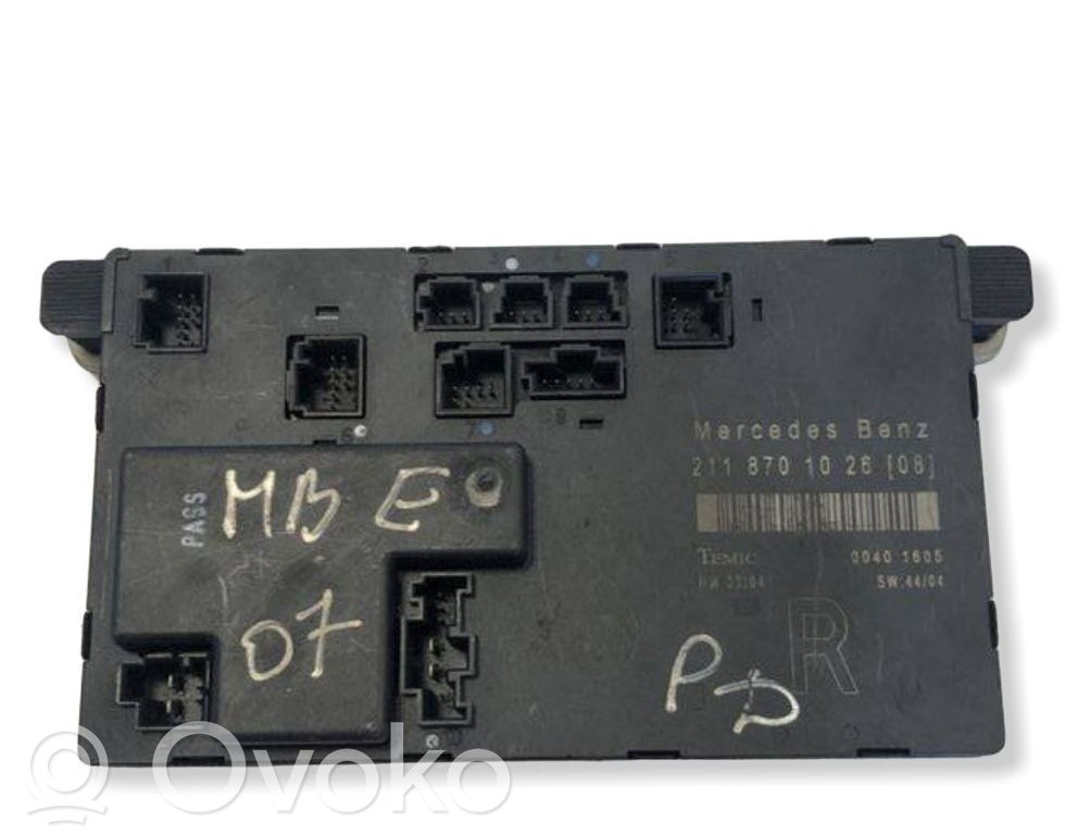 Mercedes-Benz E W211 Door control unit/module 