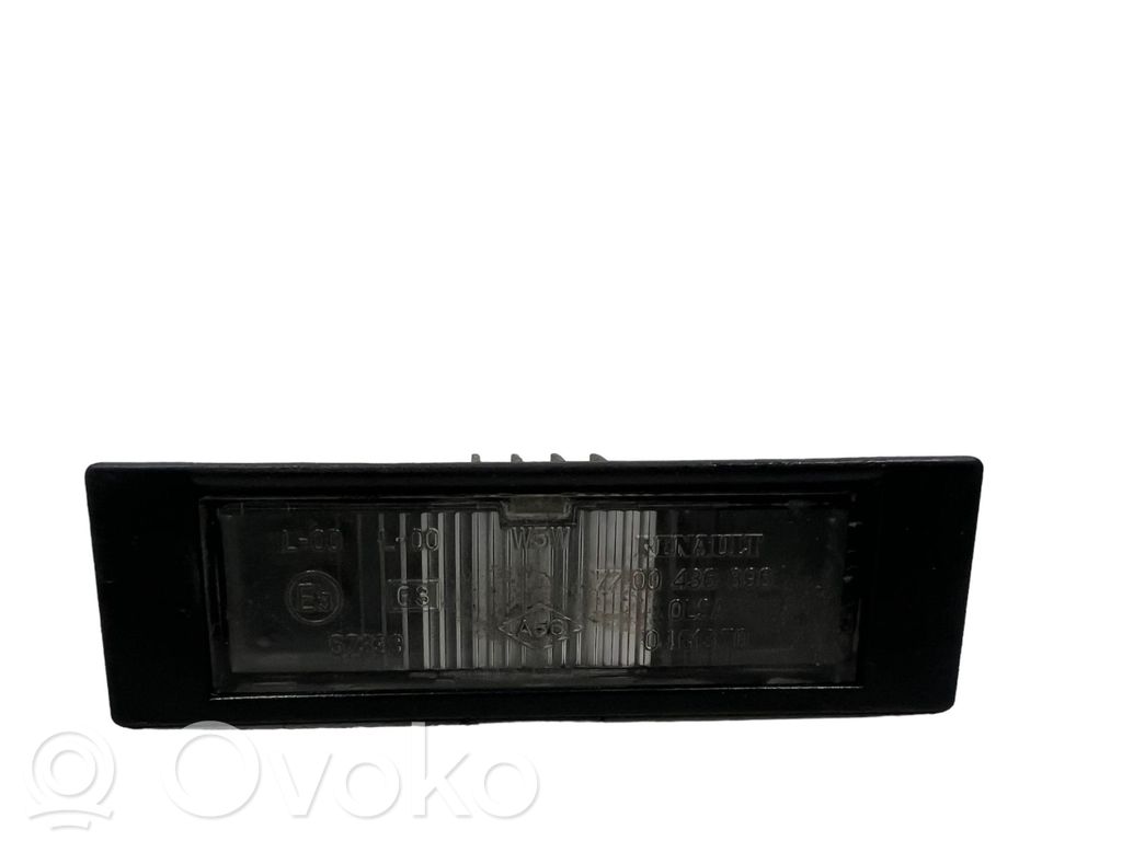 Renault Scenic RX Éclairage de plaque d'immatriculation 