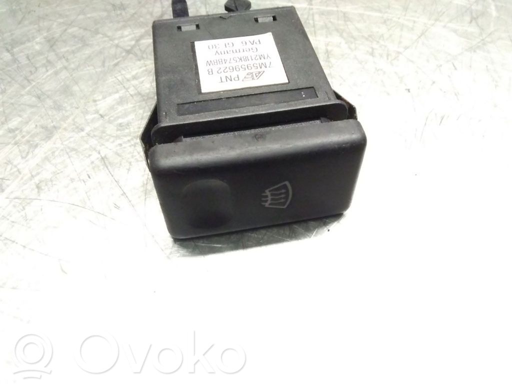 Przycisk / Przełącznik ogrzewania szyby przedniej / czołowej   7M595922B,YM2118K574BBW
