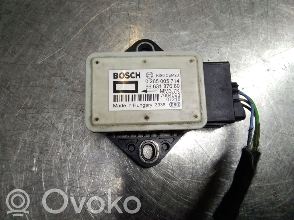 Peugeot 308 ESP acceleration yaw rate sensor 