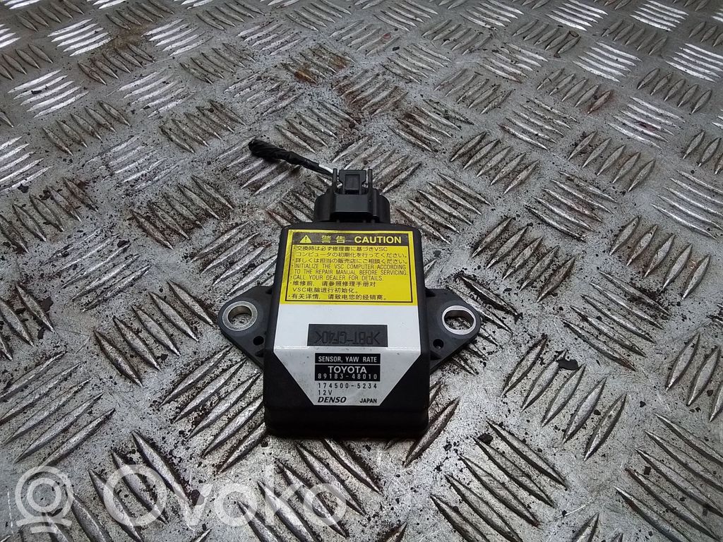 Toyota Prius (XW20) ESP acceleration yaw rate sensor 