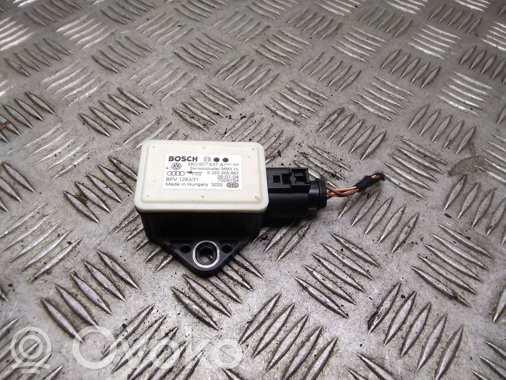 Audi A5 8T 8F Sensor ESP de aceleración de frecuencia del intermitente 