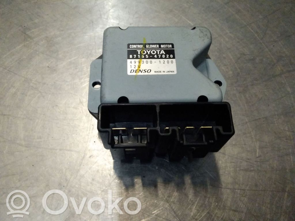 Toyota Prius (XW20) Rezystor / Opornik dmuchawy nawiewu 