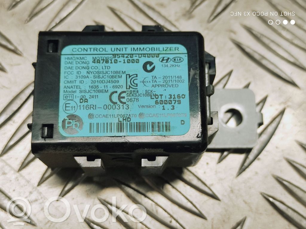 KIA Rio Immobilizer control unit/module 