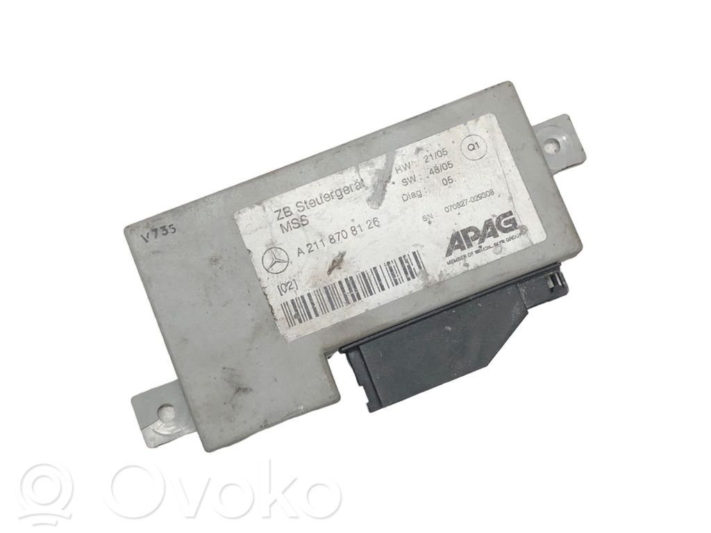Mercedes-Benz E W211 Other control units/modules 