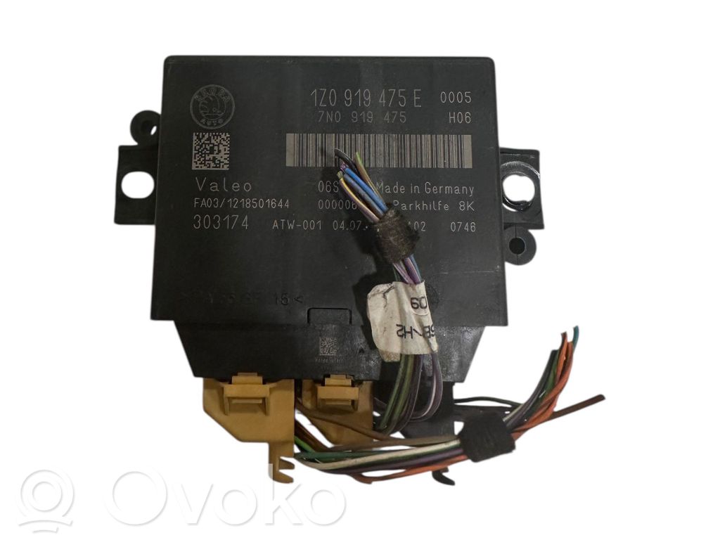 Skoda Octavia Mk2 (1Z) Parking PDC control unit/module 