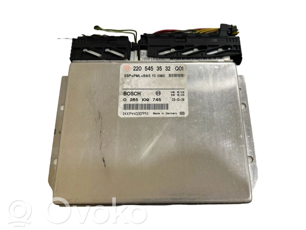 Mercedes-Benz S W220 ESP (stability system) control unit 