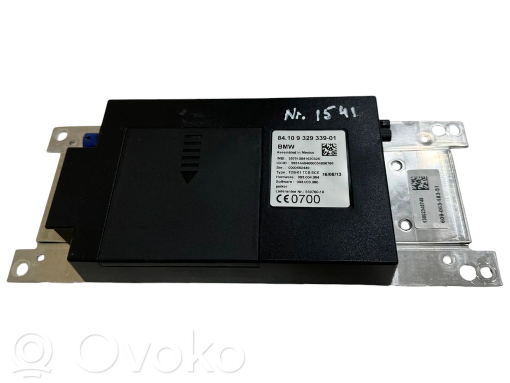 BMW 5 F10 F11 Moduł / Sterownik Bluetooth 