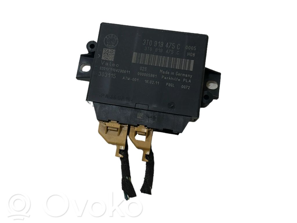 Skoda Yeti (5L) Unité de commande, module PDC aide au stationnement 
