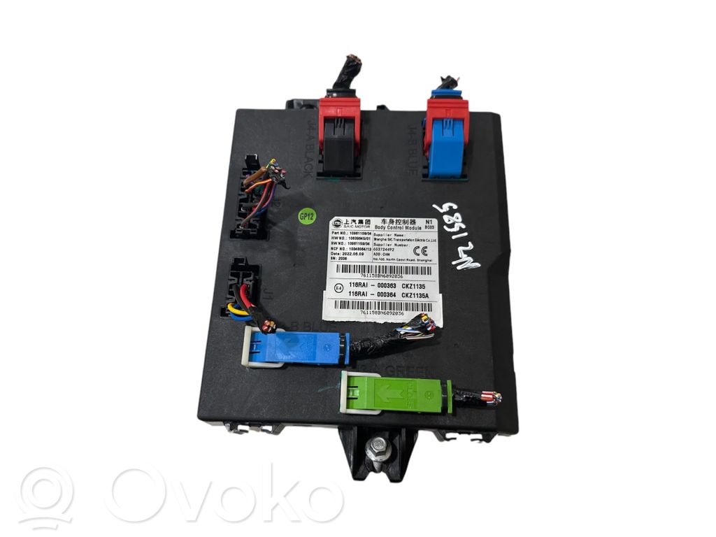 MG ZS Other control units/modules 