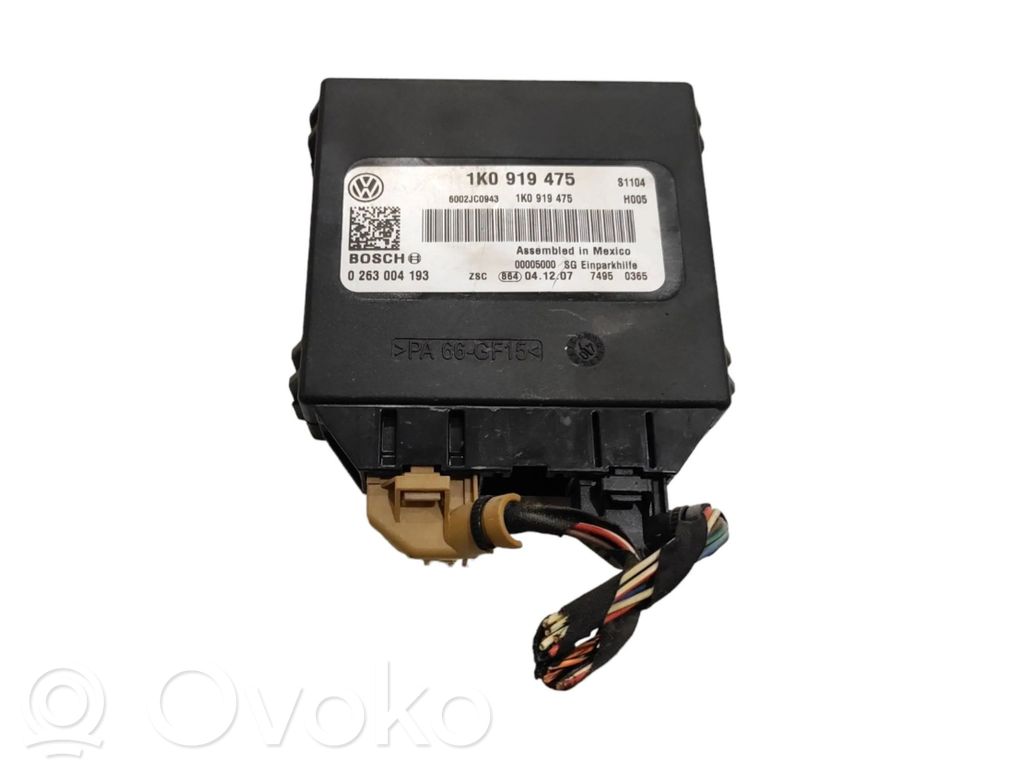 Volkswagen Touran I Parking PDC control unit/module 