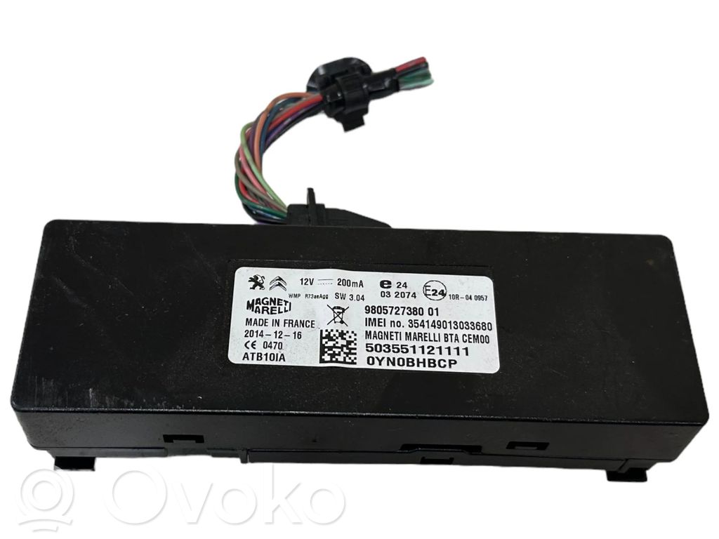 Peugeot iOn Bluetooth control unit module 