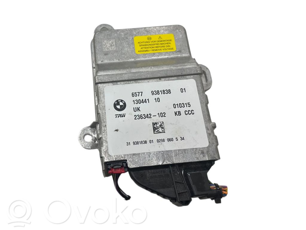 BMW i3 Airbag control unit/module 