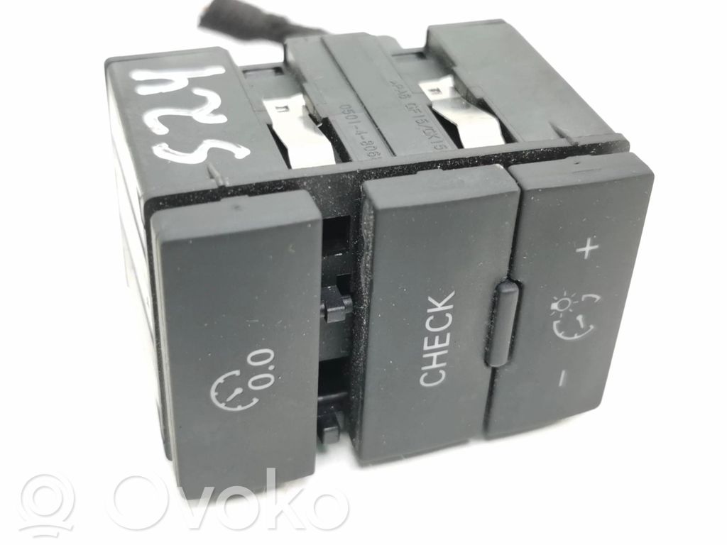 Audi A6 S6 C6 4F Panel lighting control switch 