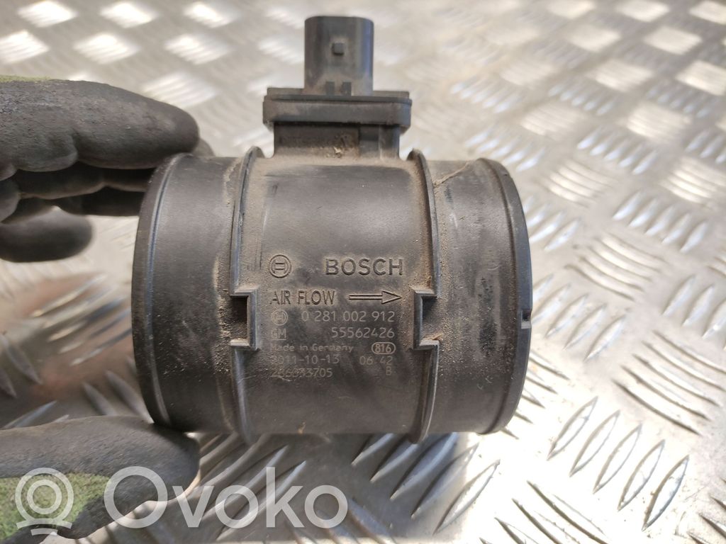 Opel Astra J Ilmamassan virtausanturi 