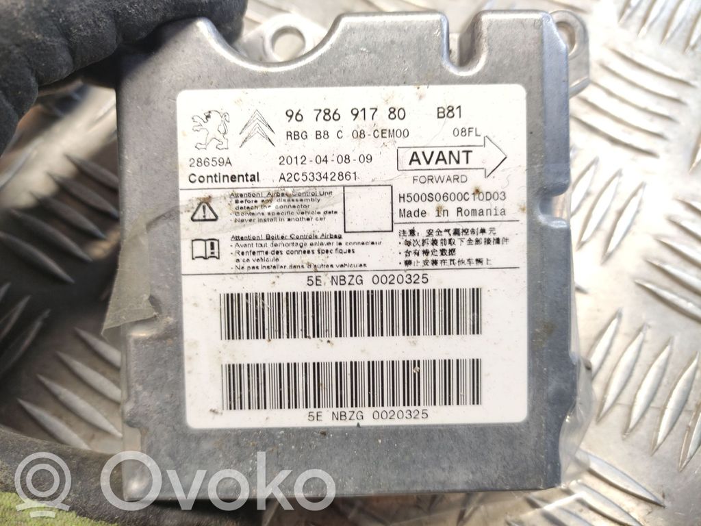 Citroen DS5 Airbag control unit/module 