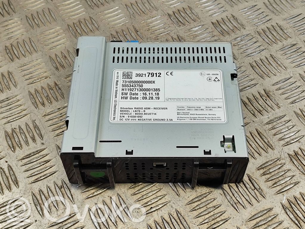 Opel Astra K Radio/CD/DVD/GPS head unit 