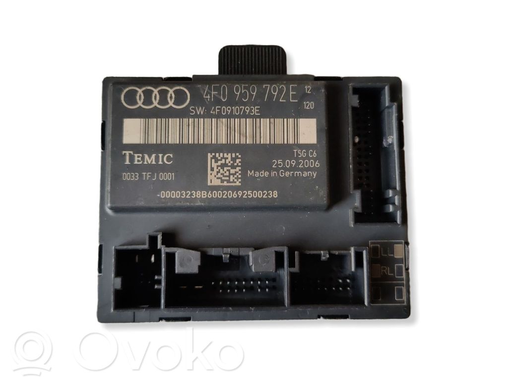 Audi A6 S6 C6 4F Door control unit/module 