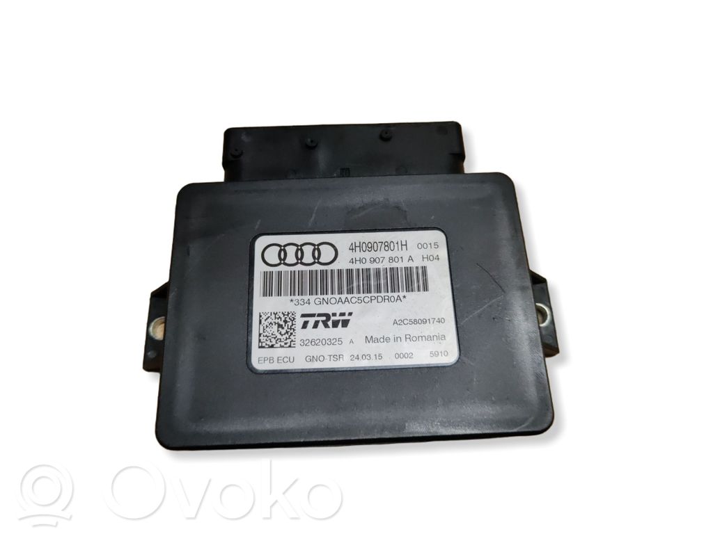 Audi A8 S8 D4 4H Hand brake control module 