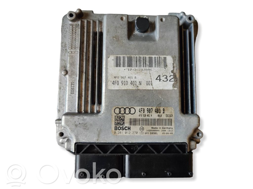 Engine control unit/module   4F0907401B,4F0910401N,0281012270