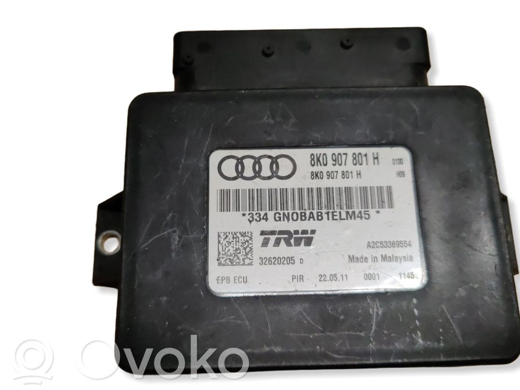 Audi A4 S4 B8 8K Module de commande de frein à main 