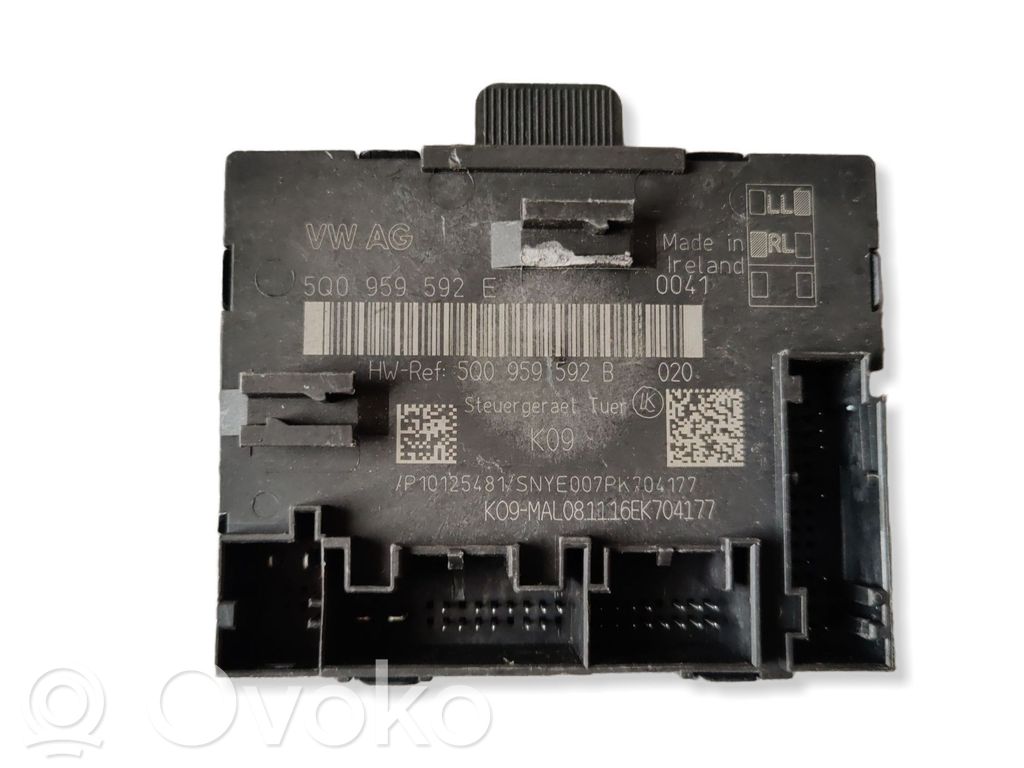 Audi A3 S3 8V Door control unit/module 