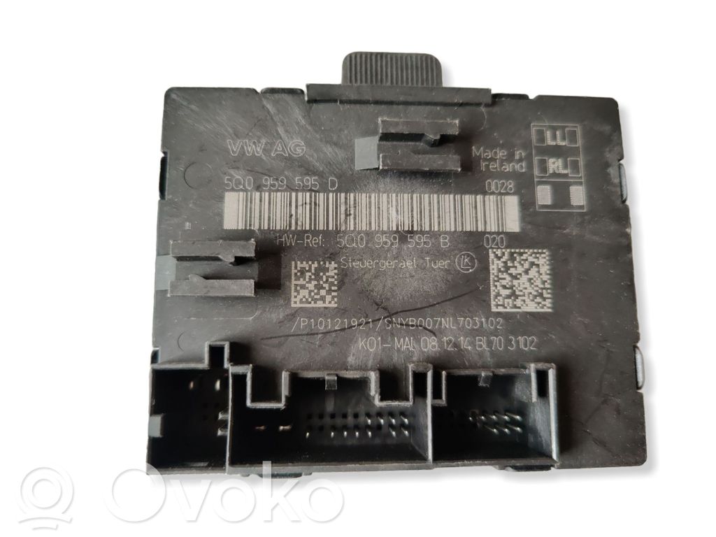 Audi A3 S3 8V Door control unit/module 