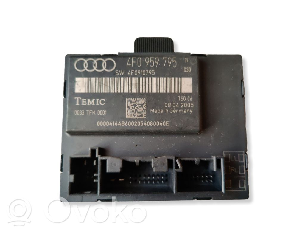 Audi A6 S6 C6 4F Door control unit/module 