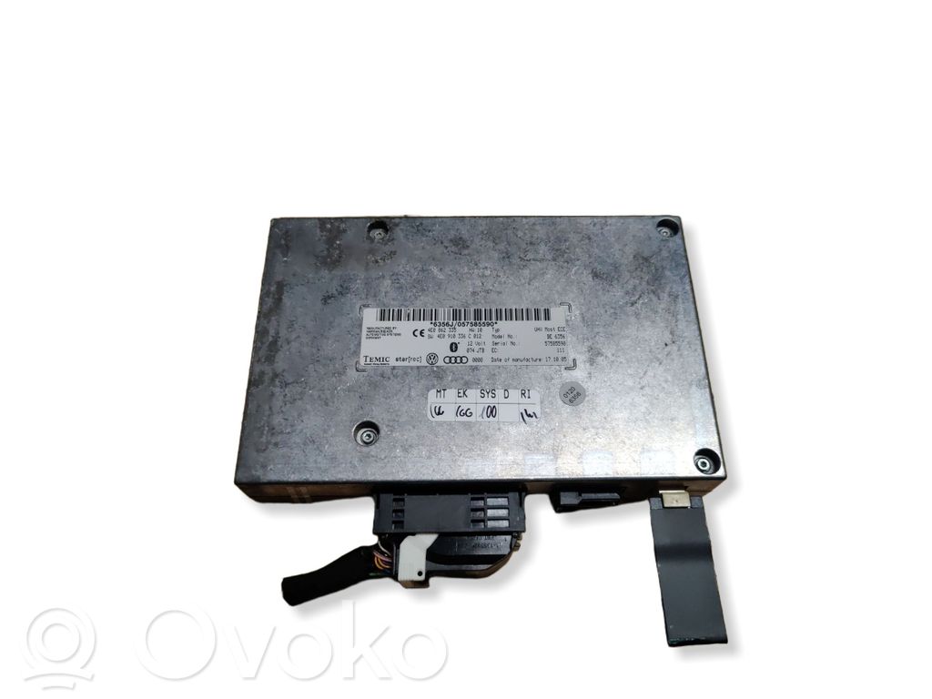 Audi A4 S4 B8 8K Bluetooth control unit module 