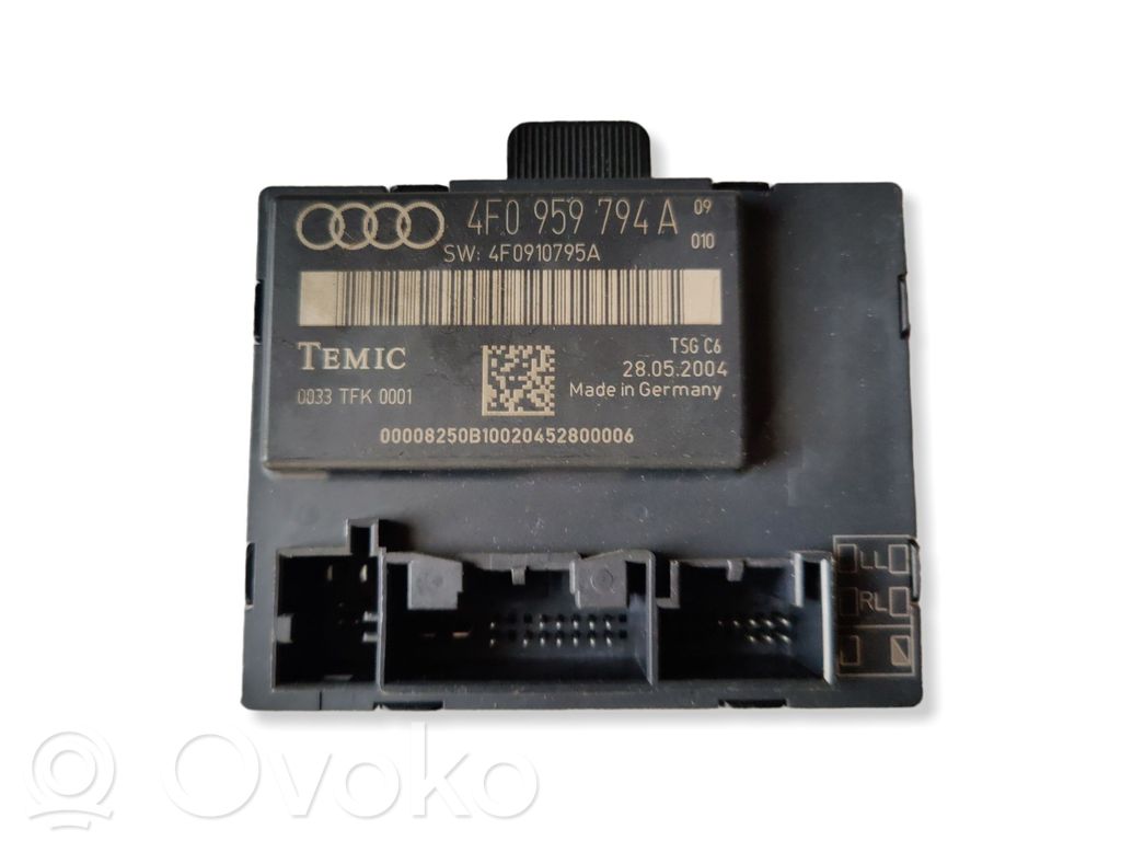 Audi A6 S6 C6 4F Door control unit/module 