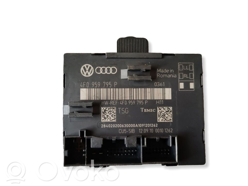 Audi A6 S6 C6 4F Door control unit/module 