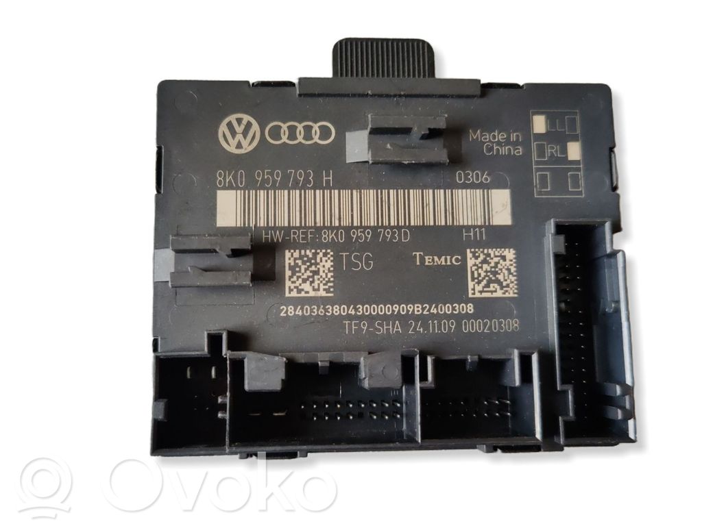 Audi A4 S4 B8 8K Door control unit/module 